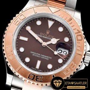 ROLYM133 - YachtMaster 116623 40mm Wrapped RGSS Brown BP A3135 - 01.jpg
